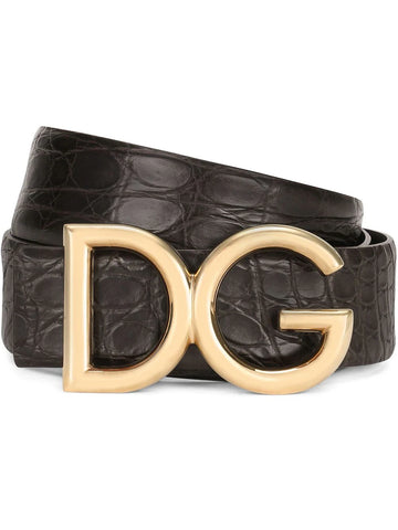 Dolce & Gabbana logo buckle belt