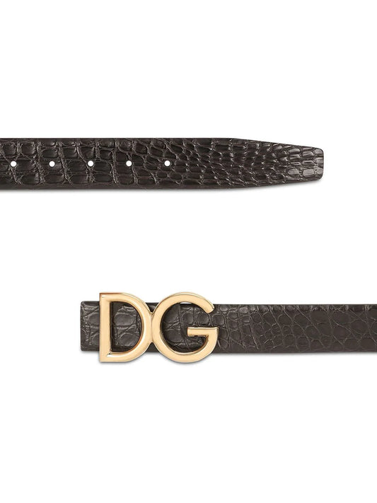 Dolce & Gabbana logo buckle belt