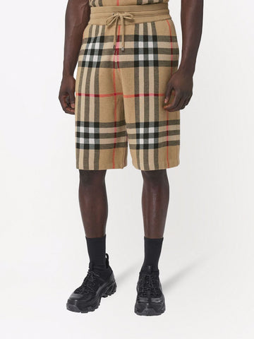 Burberry check-print shorts