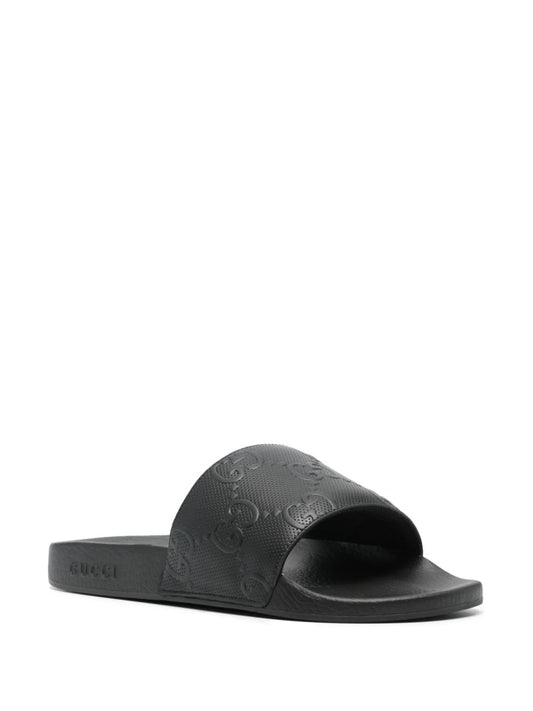 Gucci GG-embossed slides