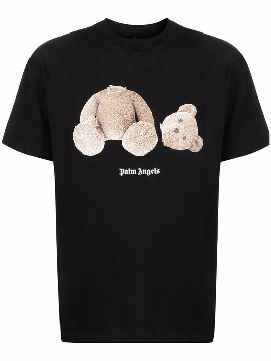 Palm Angels Broken Bear-print T-shirt