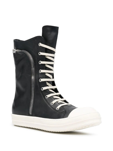 Rick Owens Cargo Basket leather Hi-Top sneakers