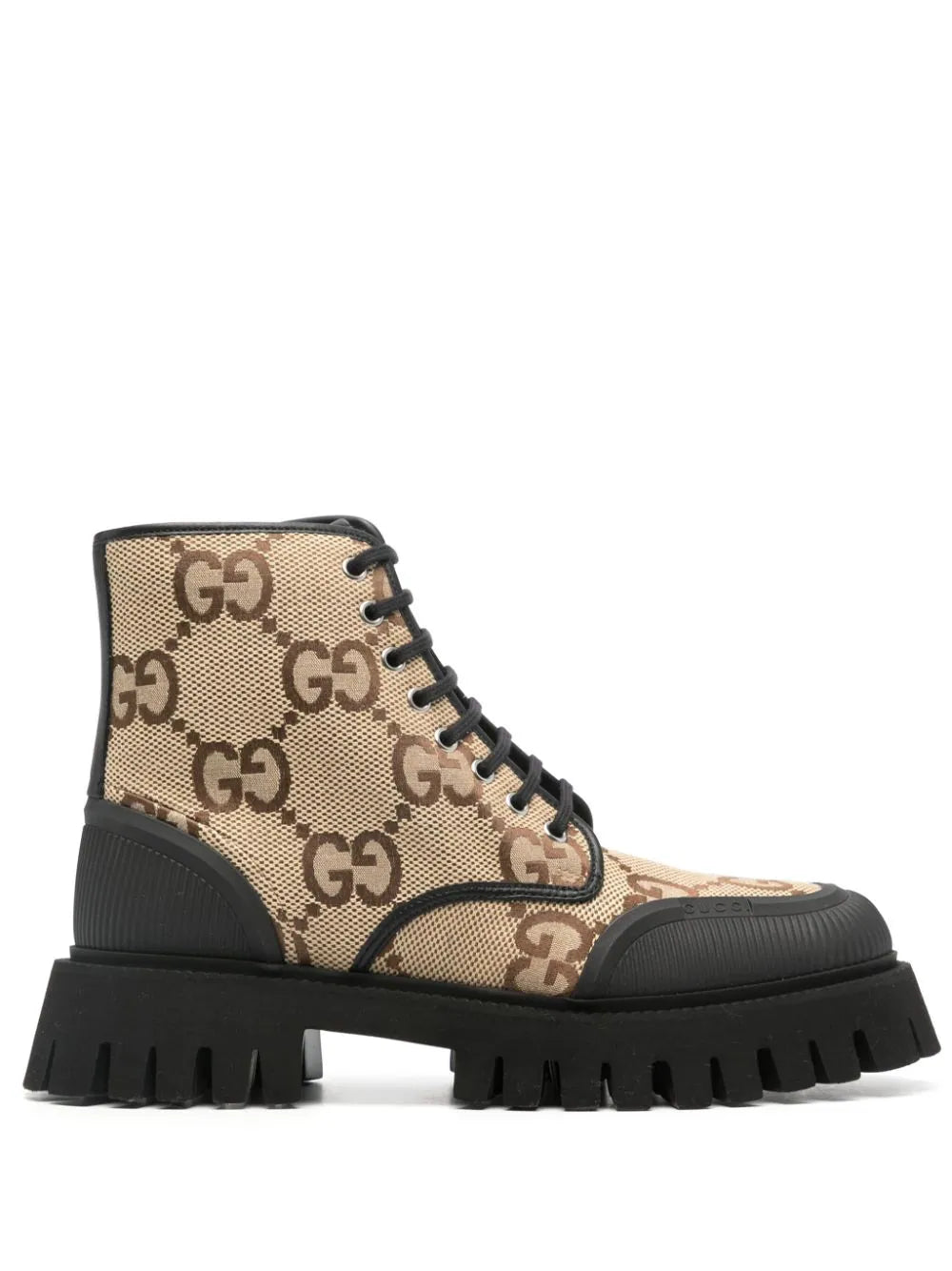 Gucci GG lace-up combat boots