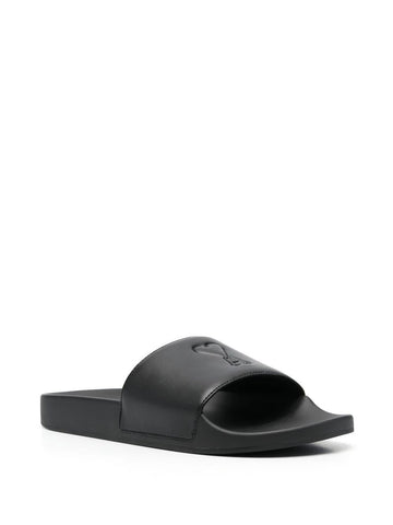 AMI Paris Ami de Coeur flat slides