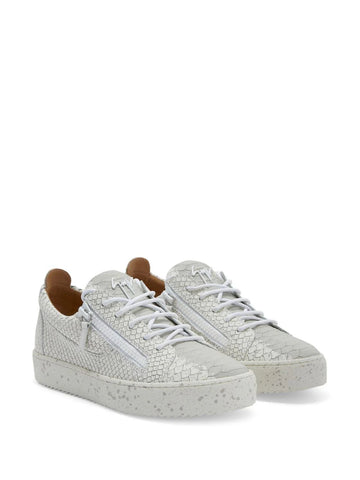 Giuseppe Zanotti Frankie snakeskin-effect leather sneakers