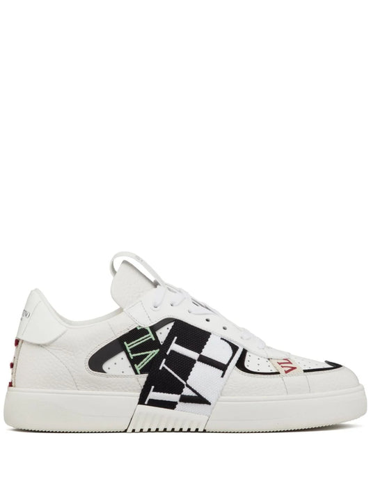 Valentino Garavani VL7N logo-strap leather sneakers