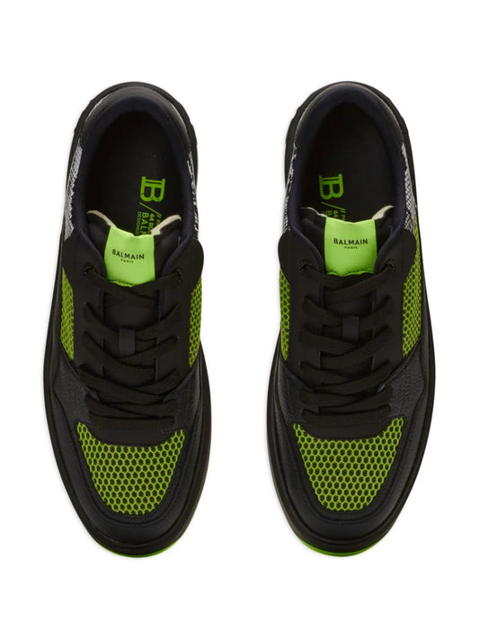 Balmain B-Court Flip snakeskin-effect sneakers