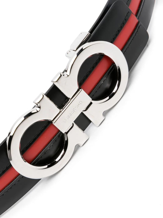 Ferragamo Gancini-buckle leather belt