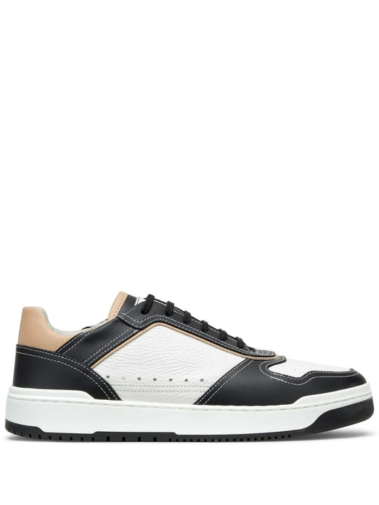 Brunello Cucinelli colour-block panelled leather sneakers