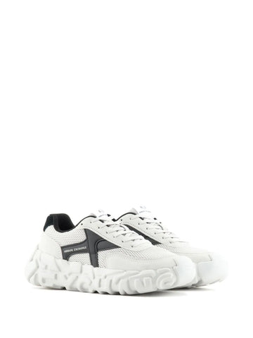 Armani Exchange chunky logo-sole sneakers