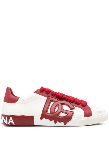 Dolce & Gabbana Portofino leather sneakers