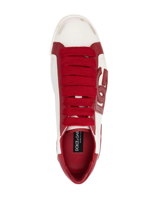 Dolce & Gabbana Portofino leather sneakers