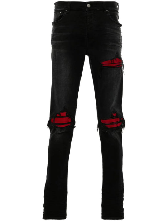 AMIRI MX1 Suede skinny jeans