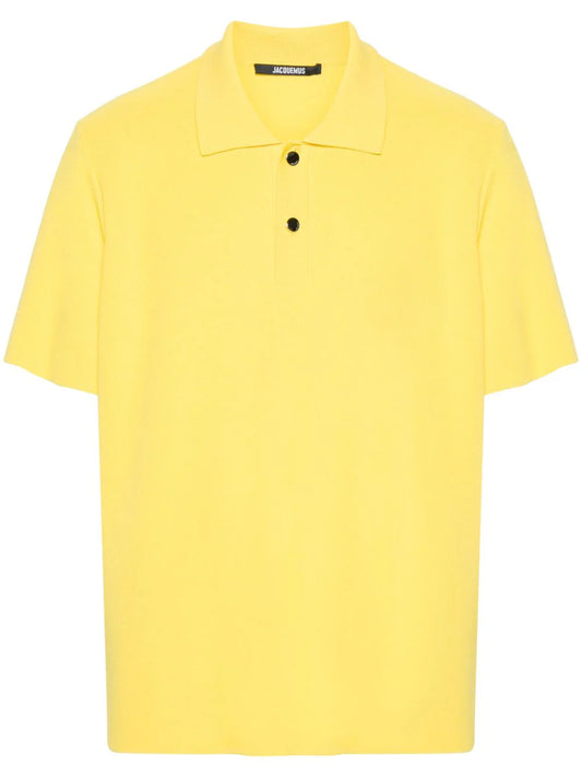 Jacquemus Le Polo Maille logo-embossed polo shirt