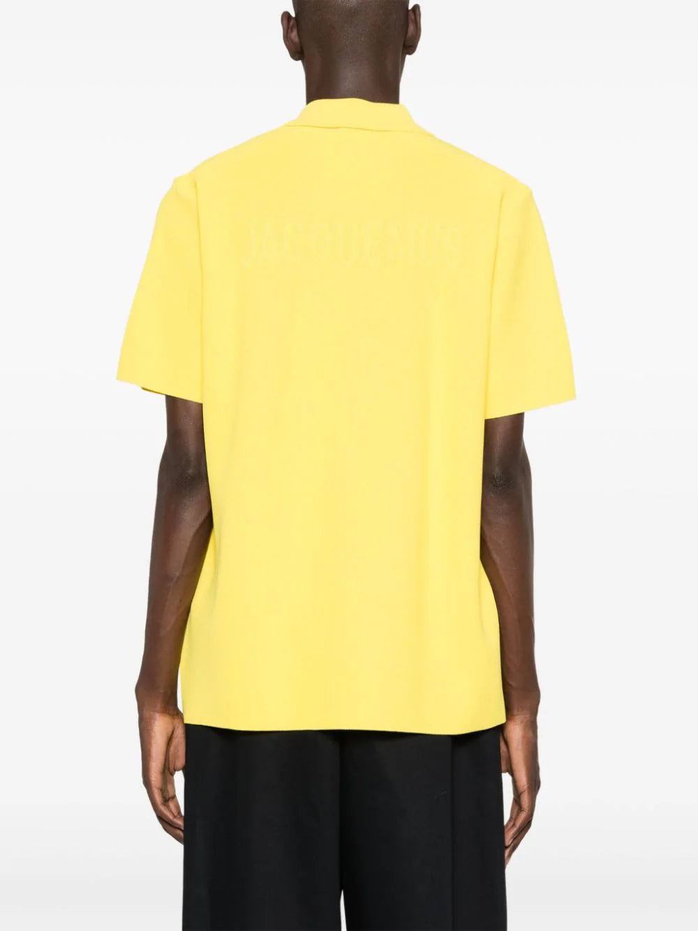 Jacquemus Le Polo Maille logo-embossed polo shirt