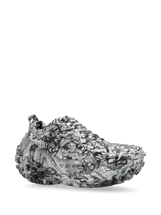 Balenciaga Bouncer graffiti-print sneakers