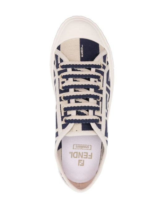 FENDI Domino canvas sneakers