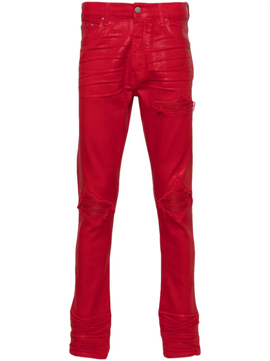 AMIRI WAX MX1 low-rise skinny jeans