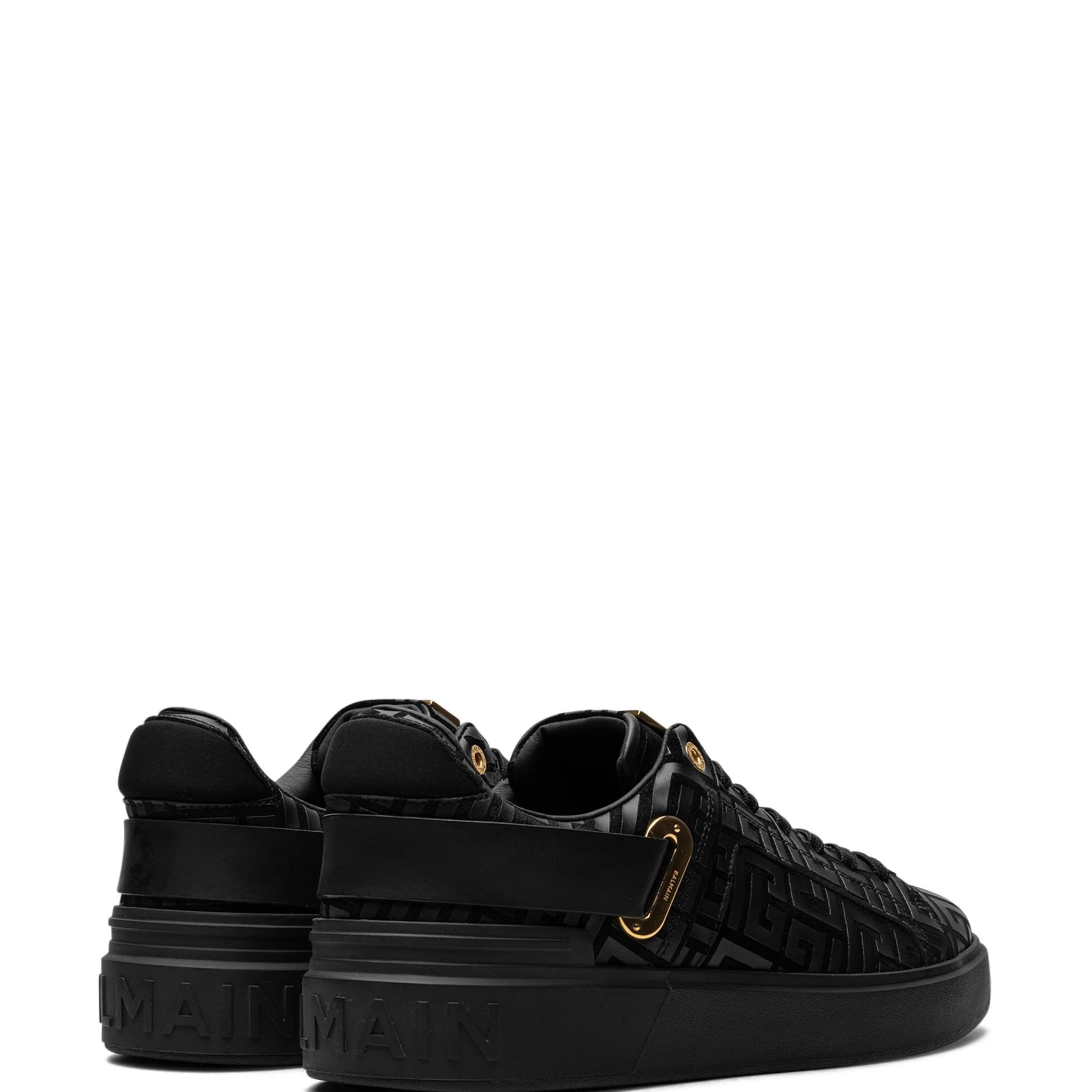 Balmain B-Court "Embossed Monogram" sneakers