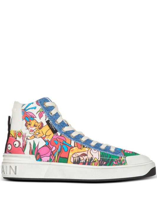 Balmain x Disney high-top sneakers