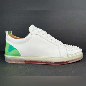 Christian Louboutin VarsiJunior Spikes 2 Leather Sneakers